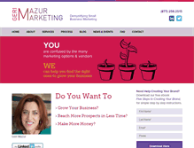 Tablet Screenshot of gerimazurmarketing.com